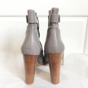Zara Shoes - Zara Woman Grey Boots Heel Ankle Booties Heels 37 Zara Shoes - Zara Woman Grey Boots Heel Ankle Booties Heels 37
